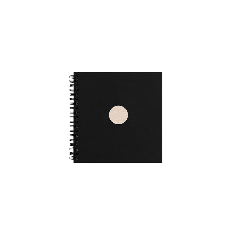 Carnet de voyage carré kraft épais 170x170