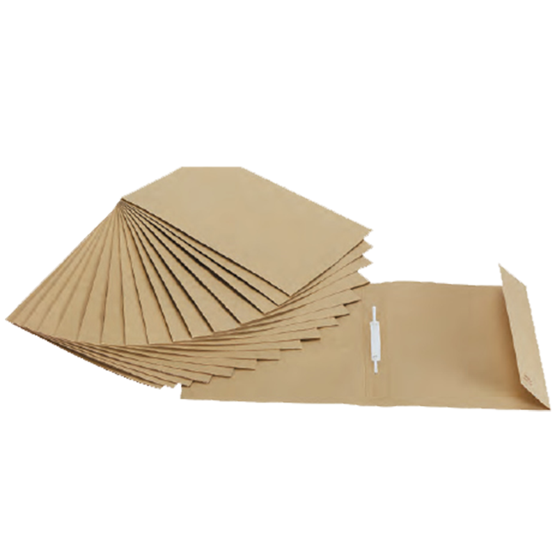 Pochettes kraft avec rabat et attache Fastener