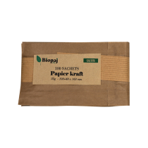 Sachets kraft à soufflet 100 x 160 mm par 100