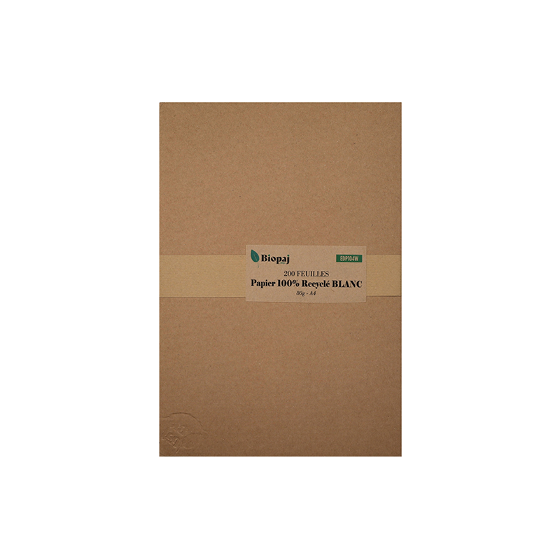 200 feuilles papier recyclé blanc A4 80g