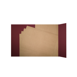 25 feuilles papier cartonné kraft A3 160g | Pochette anti-gaspi