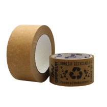 Ruban adhésif kraft recyclable 50mm x 50 m Gripeur® Ecomask brun %%page%% %%sep%% %%sitename%%