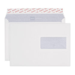 Enveloppes blanches à fenêtre A5 par 500