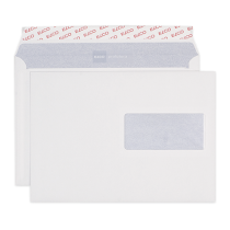 Enveloppes blanches à fenêtre A5 par 500