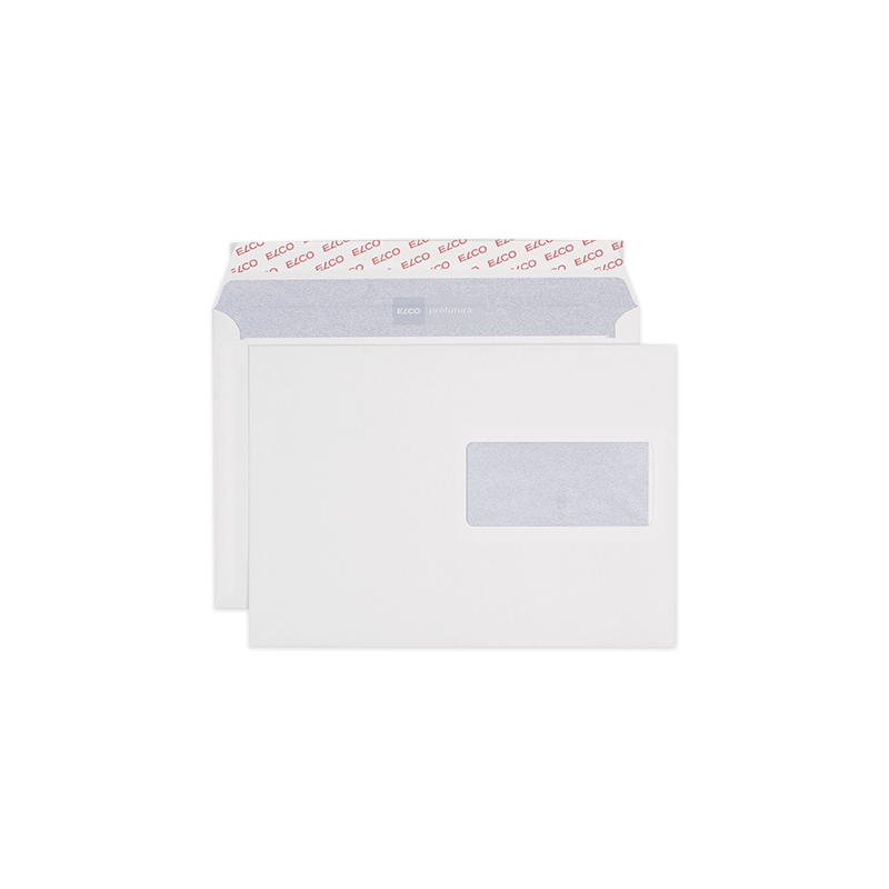 Enveloppes blanches à fenêtre A5 par 500