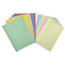 combiné de 25 chemises + 50 sous-chemises couleurs assorties