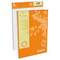 Bloc-notes agrafé en tête 200 pages papier quadrillé 80g 210 x 297 mm