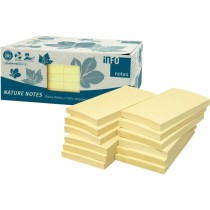 Boîte 12 blocs repositionnables (type POST-IT) 100 feuilles 75 x 125 mm