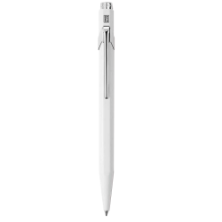 Stylo bille CARAN D'ACHE 849 Metall blanc