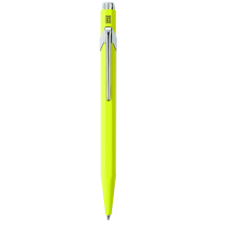 Stylo bille CARAN D'ACHE jaune
