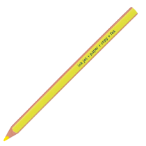 Surligneur en bois jaune fluo