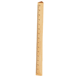Règle section carrée 15 cm en bois