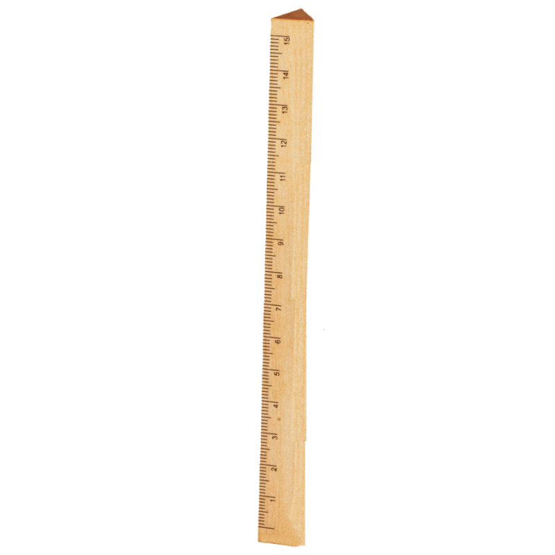 Règle section carrée 15 cm en bois