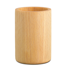 Pot à crayons en bois