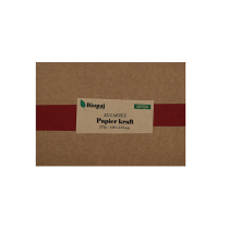 Cartes kraft format A5 275g 148x210 par 25