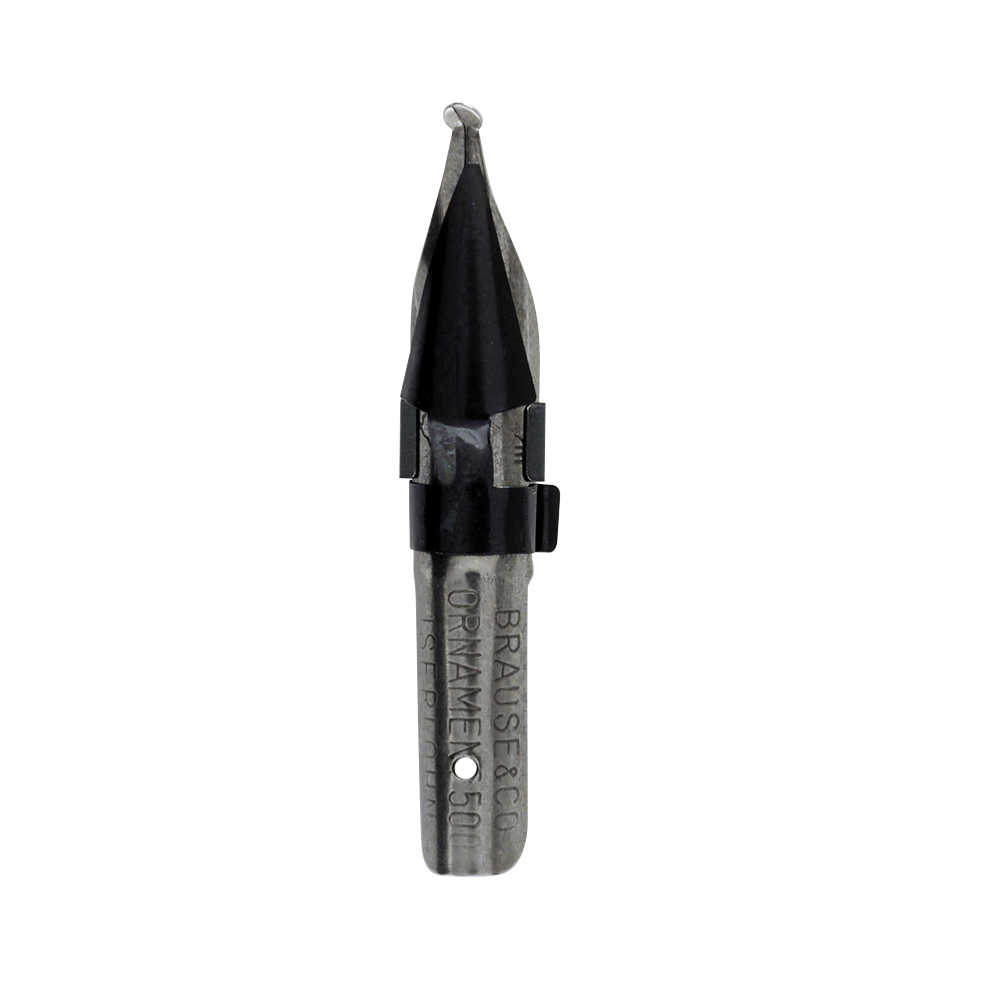 Plume d'ornement titrage 2.0 mm Brause | Pointe ronde et réservoir