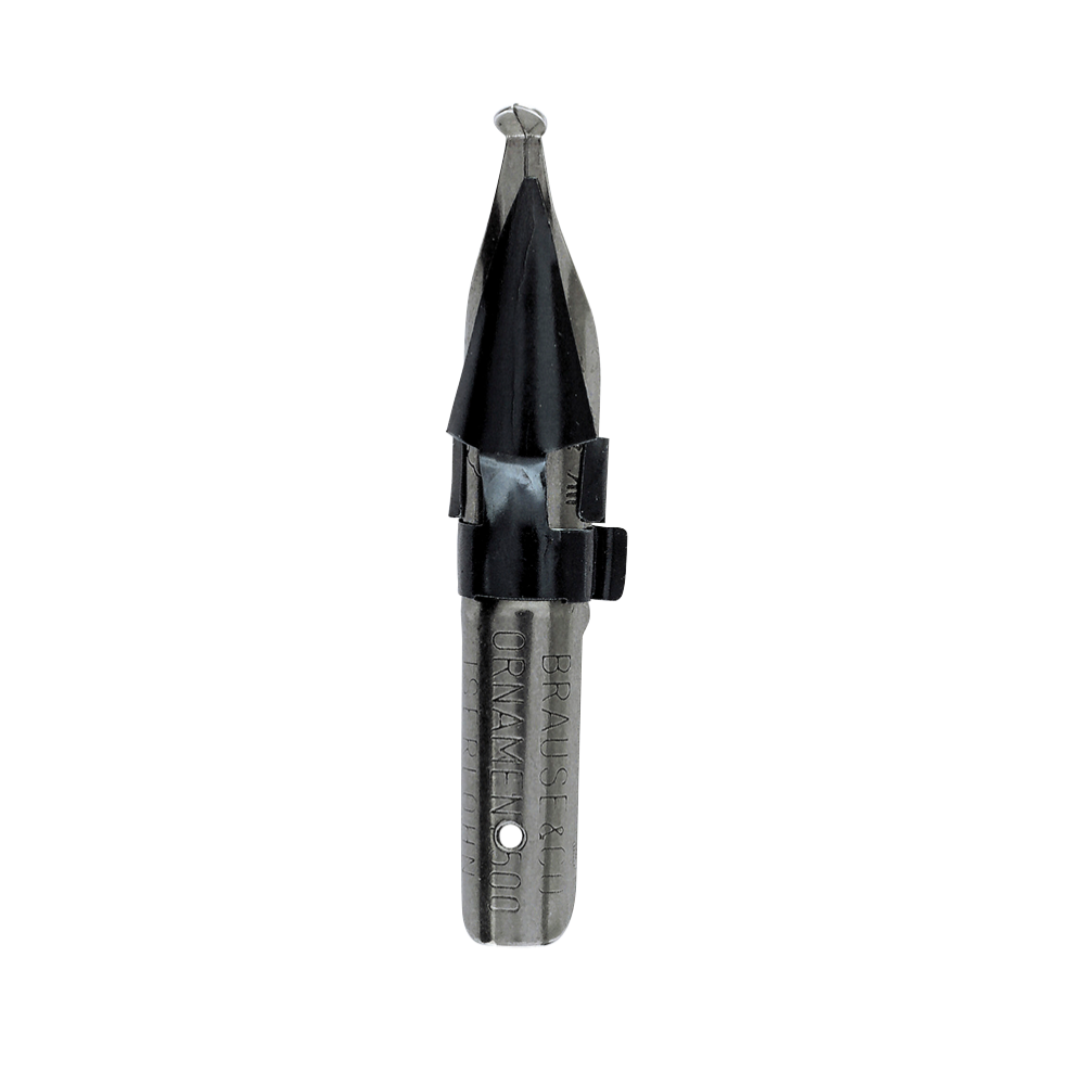 Plume d'ornement titrage 2.5 mm Brause | Pointe ronde et réservoir