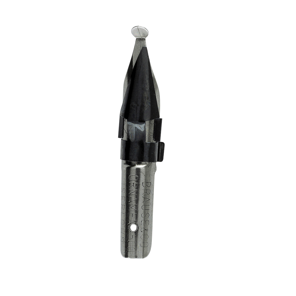 Plume d'ornement titrage 3.0 mm Brause | Pointe ronde et réservoir