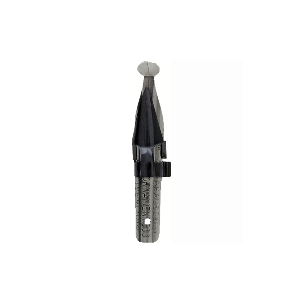 Plume d'ornement titrage 5.0 mm Brause | Pointe ronde et réservoir