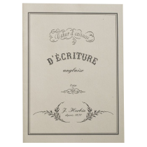 Cahier d'exercices de calligraphie