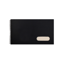 Carnet de voyage à spirale cartes kraft 170x297