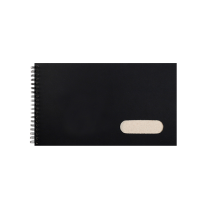 Carnet de voyage à spirale cartes kraft 170x297