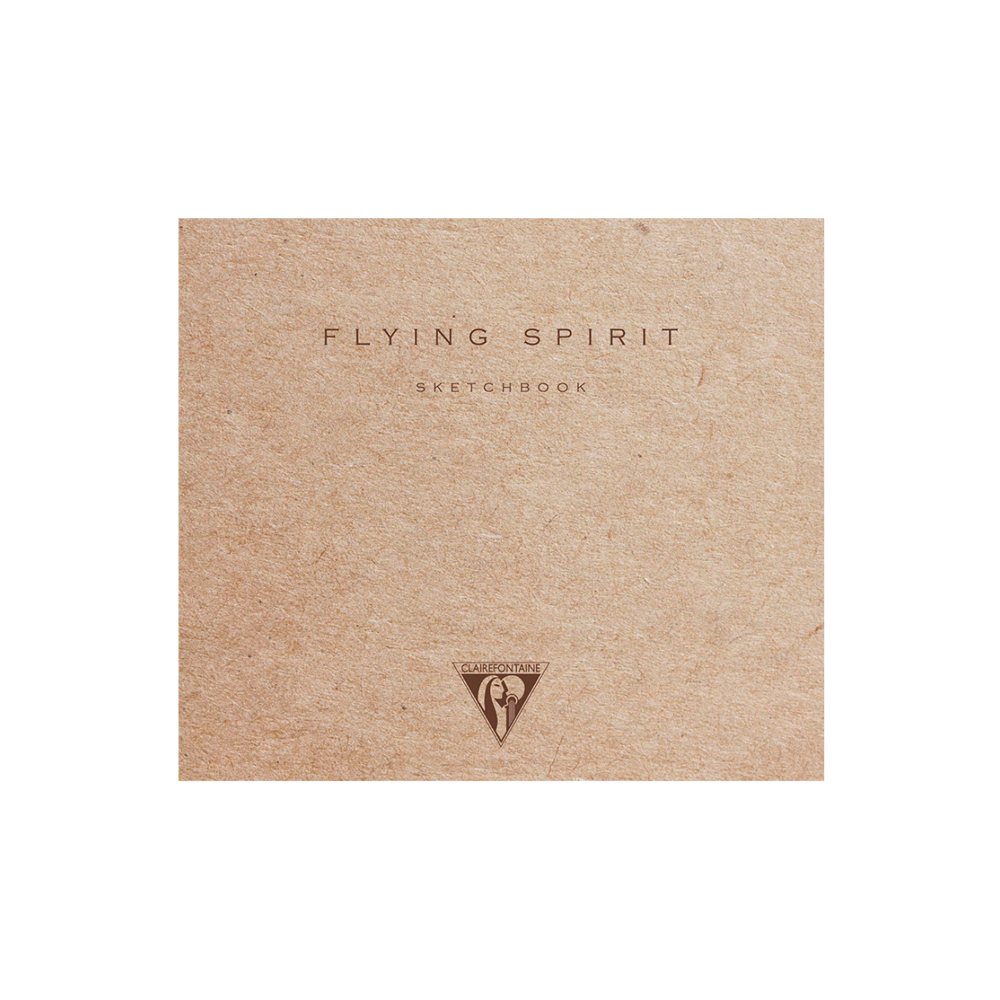 Carnet cousu 60 feuilles papier ivoire uni 90g 155 x 155 mm