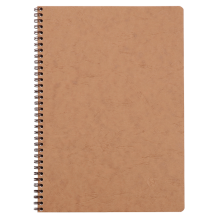 Cahier A4 'Age Bag' 100p à spirale papier ligné 90g