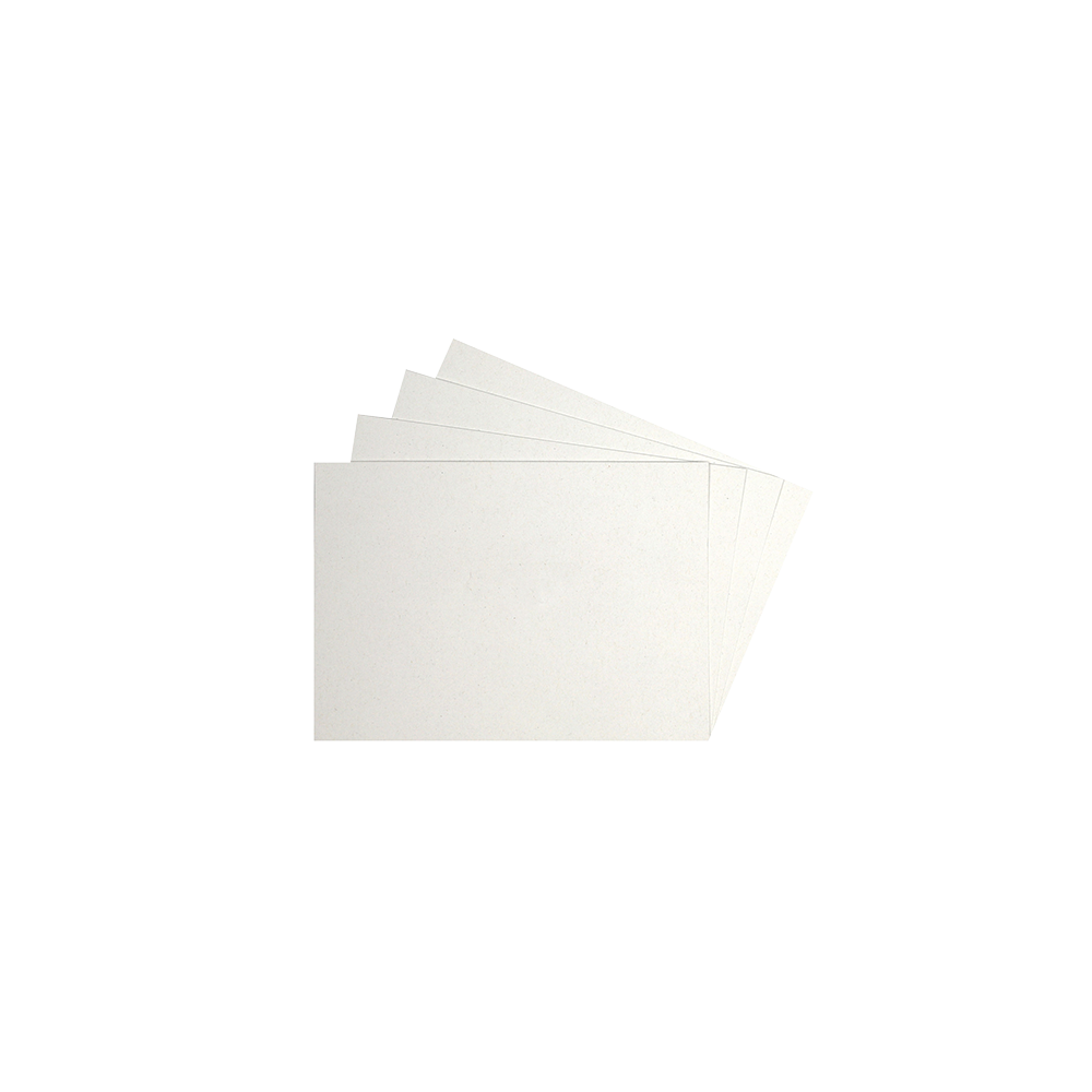 Cartes blanches A5 recyclées 300g par 50