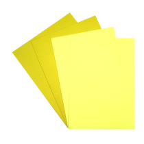 Combiné de 25 chemises + 50 sous-chemises jaunes