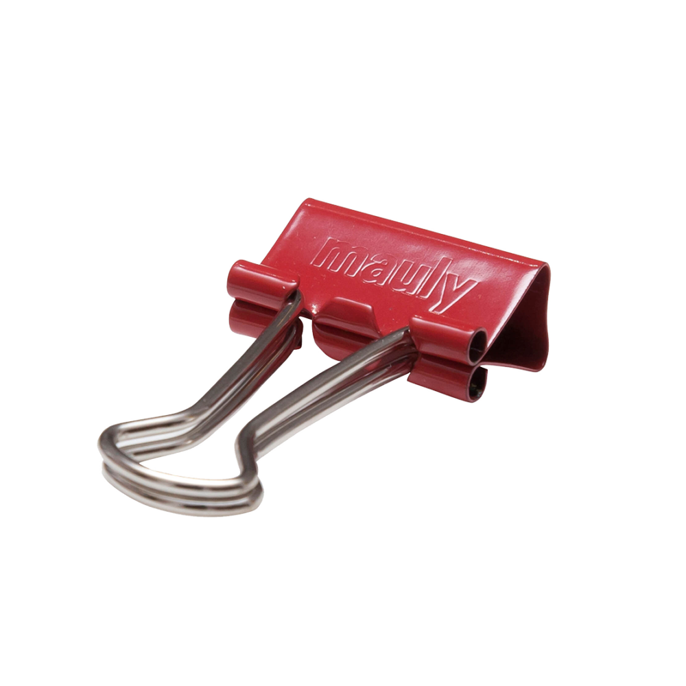 Boîte 12 pinces 19 mm - Rouge