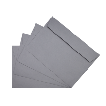 Enveloppes C5 grises 162 x 229 mm par 50