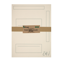 Chemises avec cadre d'identification carte ivoire A4+