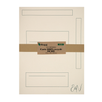 Chemises avec cadre d'identification carte ivoire A4+