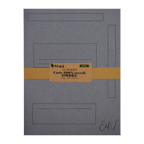 Chemises en papier recyclé ombre 240x320 par 10