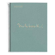 Cahier recyclé A4 Miquelrius bleu | Notes claires et écoresponsables