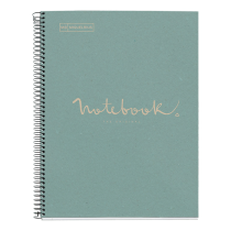 Cahier recyclé A4 Miquelrius bleu | Notes claires et écoresponsables