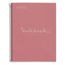 Cahier recyclé A4 Miquelrius rose | Notes nettes et écoresponsables