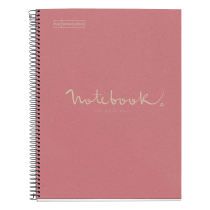 Cahier recyclé A4 Miquelrius rose | Notes nettes et écoresponsables