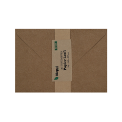 Enveloppe kraft pour A5 16.2 x 22.9 cm par 20