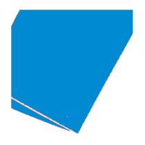 Papier A4 bleu turquoise 210g par 50 feuilles