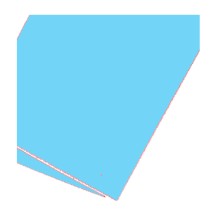 Papier A4 bleu alizé 210g par 50 feuilles