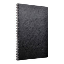 Cahier à spirale A4 noir Age bag Clairefontaine