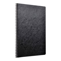 Cahier à spirale A4 noir Age bag Clairefontaine