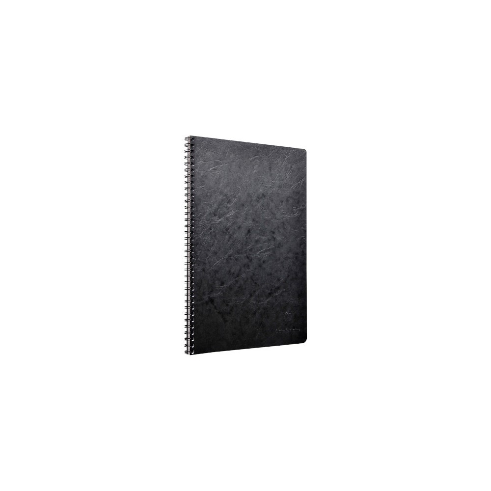 Cahier à spirale A4 noir Age bag Clairefontaine