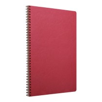 Cahier spirale A4 bordeau Age Bag Clairefontaine