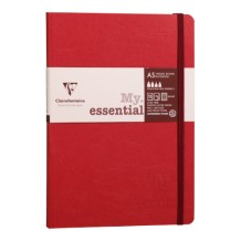 Cahier broché A5 bordeaux Age Bag Clairefontaine