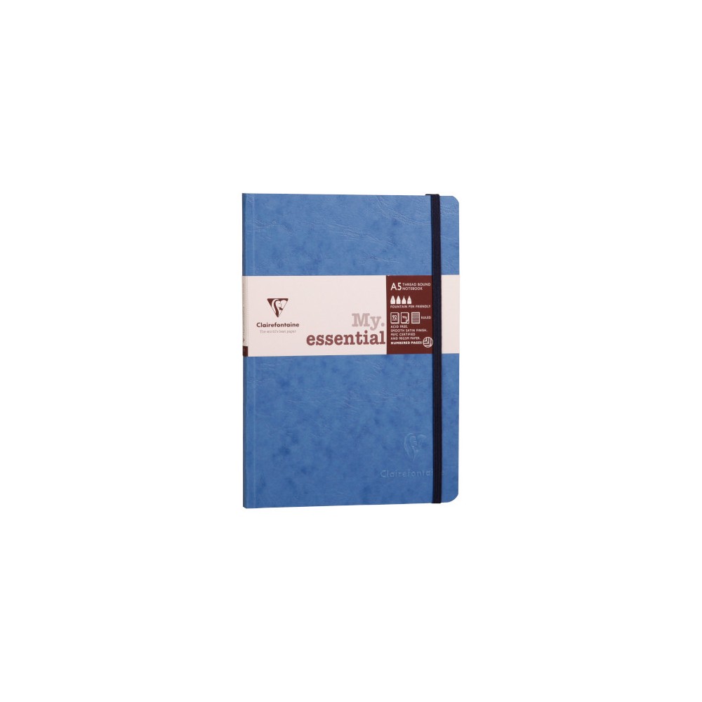 Cahier broché A5 bleu Age Bag Clairefontaine