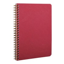 Carnet spirale A5 bordeaux Age Bag Clairefontaine