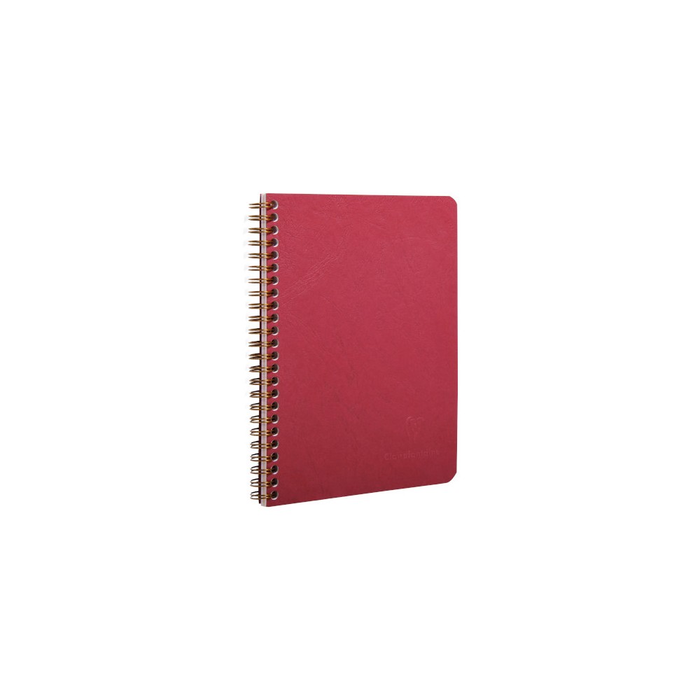Carnet spirale A5 bordeaux Age Bag Clairefontaine